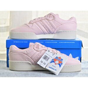 New! Size: 12 Men/13 Women | Adidas Rivalry Lux Low Leather | Pink/Ivory|IF7183